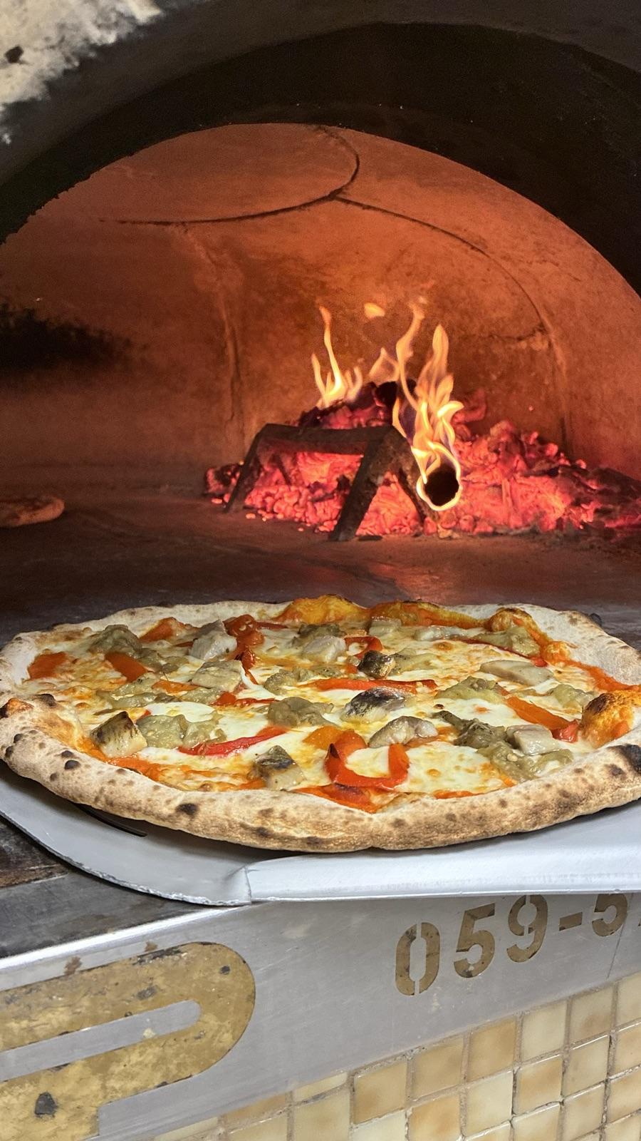 Traditional wood-fired oven